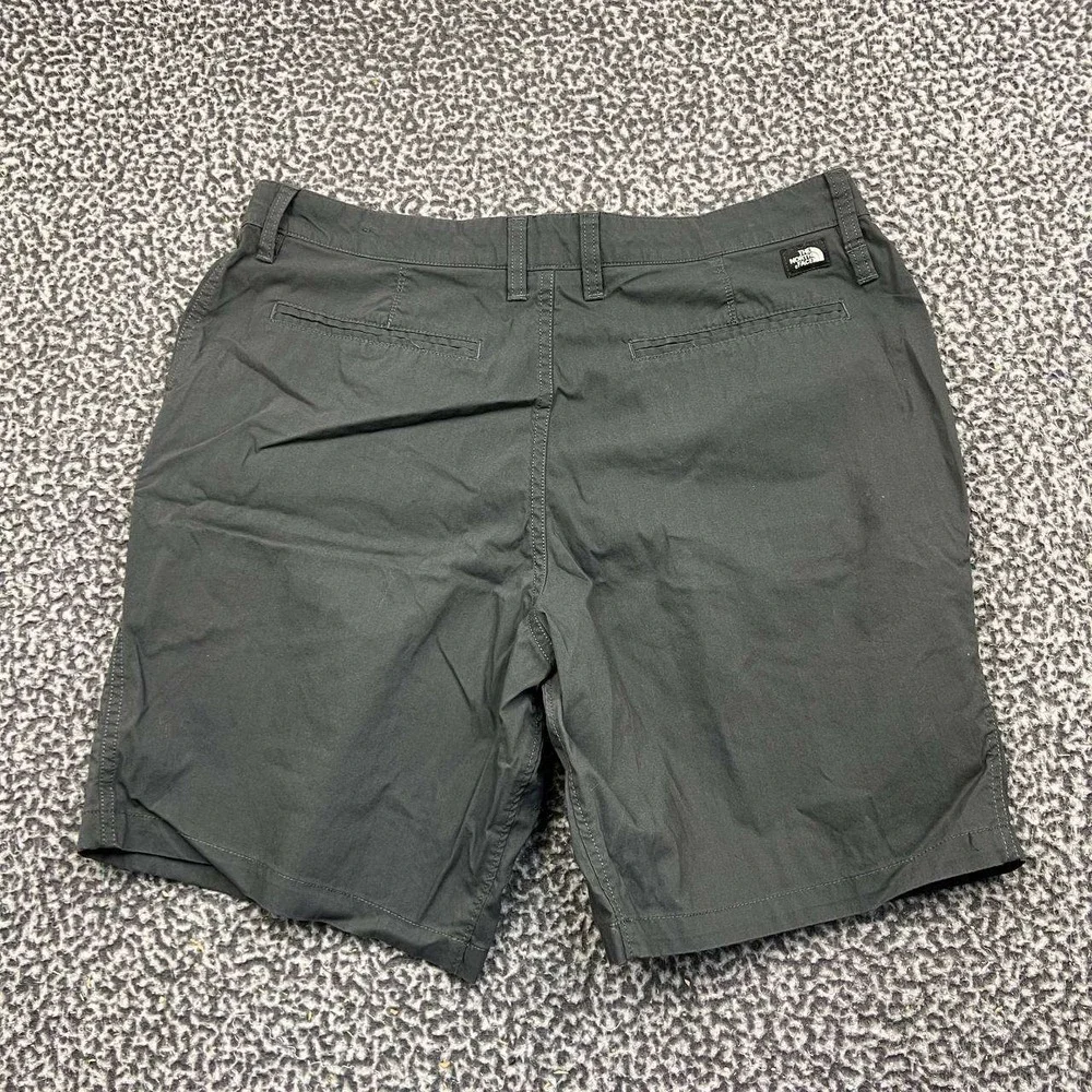 The North Face Hiking Shorts Men Gray 34 Cotton Nylon Stretch Utility Cargo